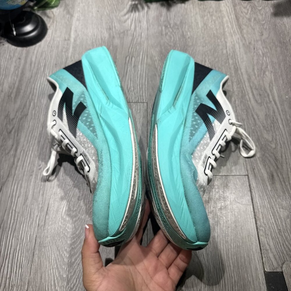 New Balance FuelCell Rebel v4 Running Shoes Mens 12 Cyber Jade/White MFCXCT4 - Picture 10 of 10